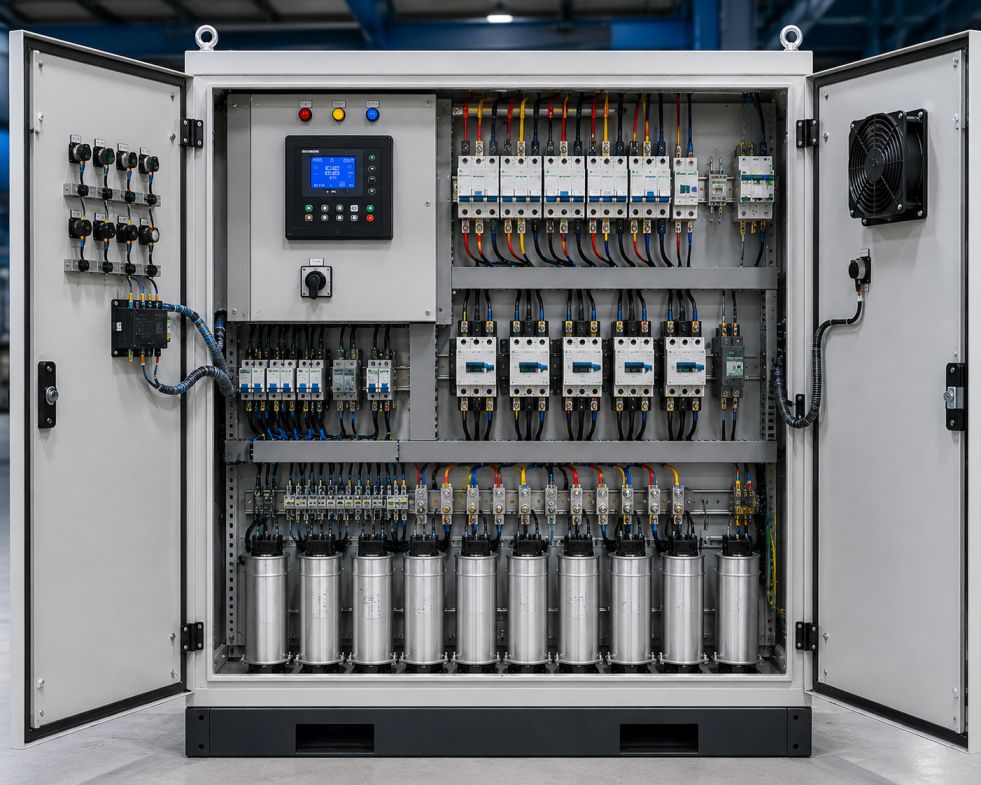 Automatic Power Factor Correction (APFC) Panel Setup by LUMEX POWER