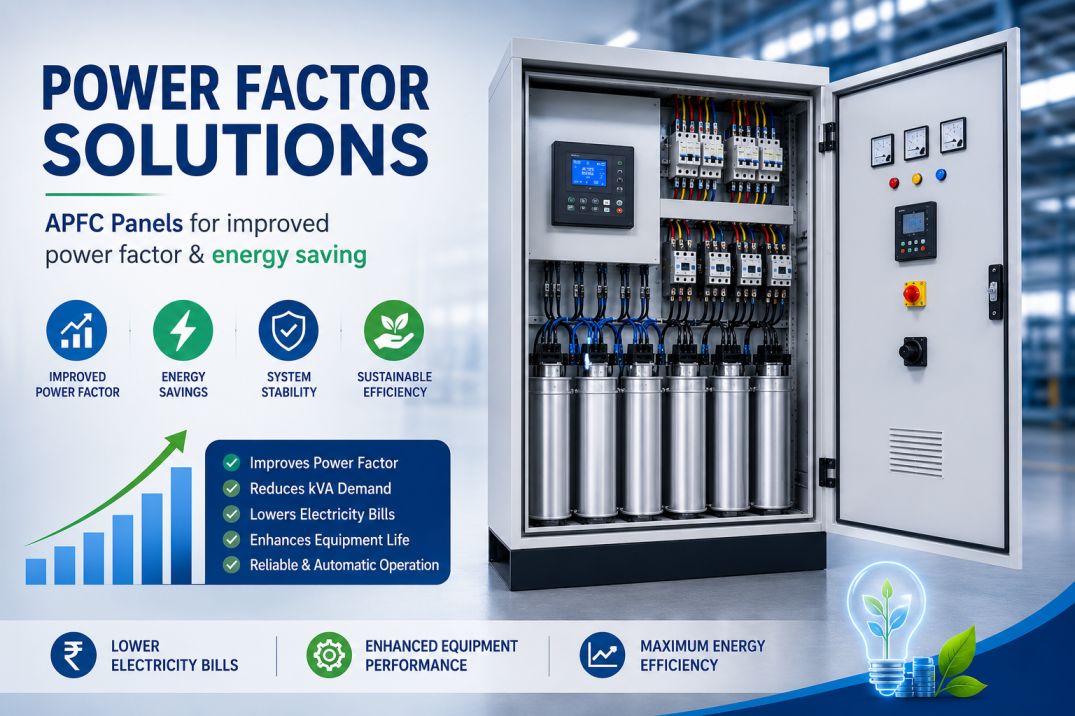 Power Factor Solutions APFC Panel Setup by LUMEX POWER