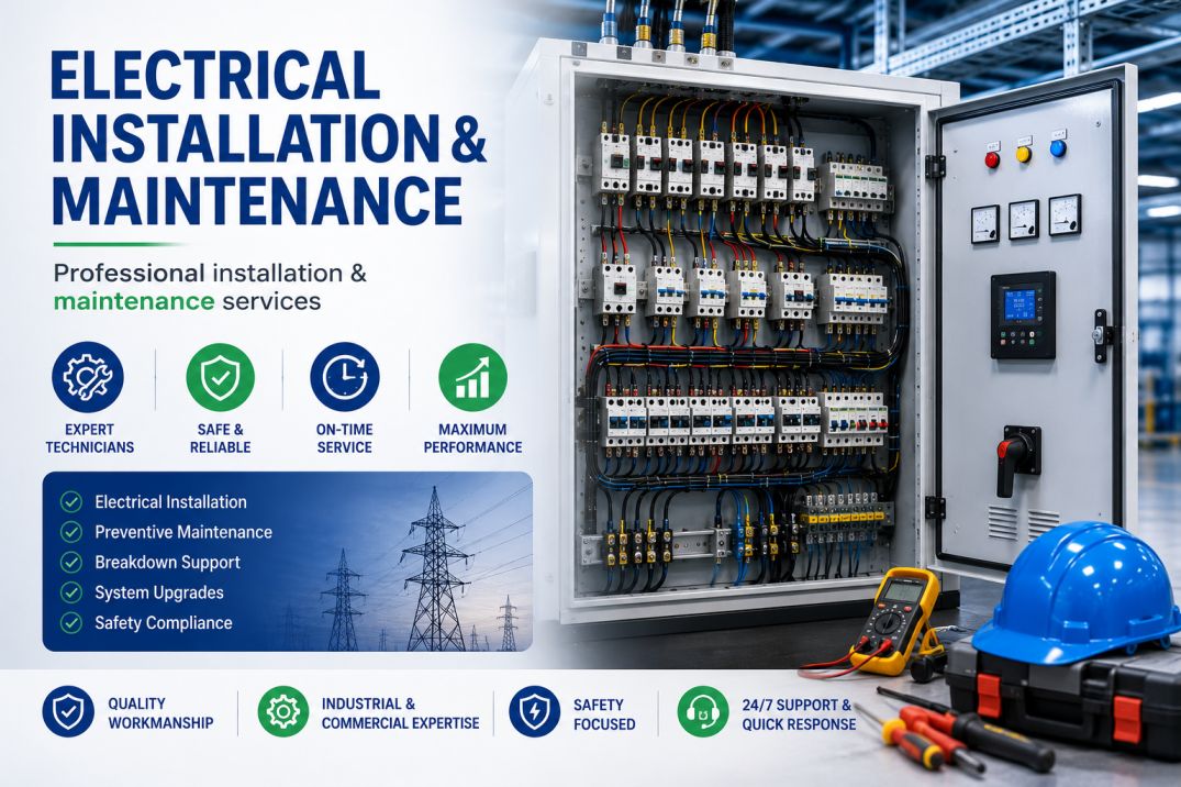Professional Electrical Installation and Maintenance Services by LUMEX POWER